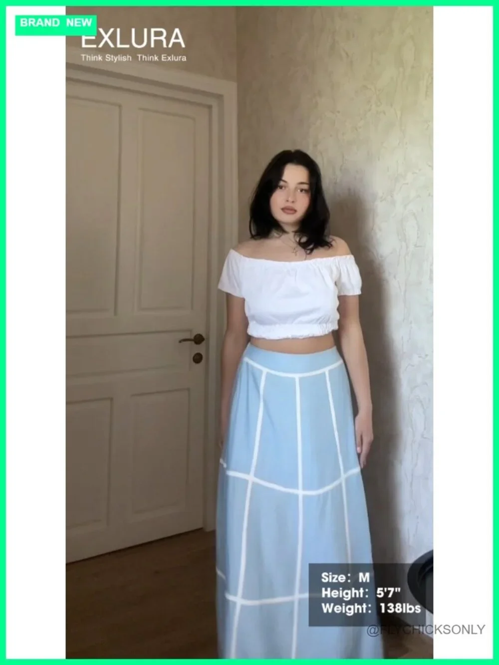 Faux Linen Boho Maxi Skirt with Pockets - Flowy A-Line
